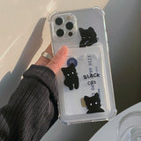 ブラックキャットカードフォーンケース / black cat card Phone Csae