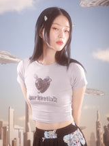 0 2 hardboiled crop t-shirt - GREY (6567587610742)