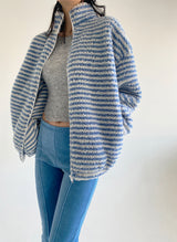 ストライプフリース/Striped Fleece [ Gray ]