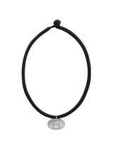 Hole Detail Initials Necklace