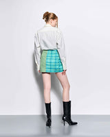 DOZI - Pinched Stripe Oversized Shirts _ Ivory