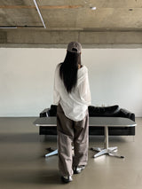 ボクシー シースルー フード 長袖 シャツ カーディガン/ Gelato Summer Boxy See-Through Hood Long-Sleeve Shirt Cardigan