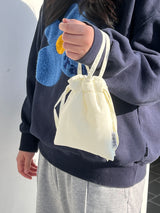 Strap string pouch-basic