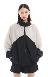 REFLECTIVE WIND BREAKER_BLACK