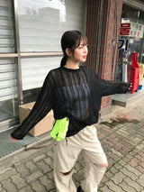 Summer punching knit 