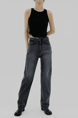 ミルクウォッシュドデニムパンツ / Milkwashed denim pants (2color)