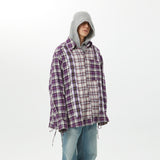 oversized splice flannel shirt (6604085362806)