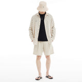 ワンタックワイドフィットショートパンツ/ONE TUCK WIDE FIT SHORT PANTS-OATMEAL