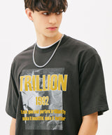 RUDDY RETRO PAPER T-SHIRT (CHARCOAL) (6585245106294)
