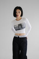 サイドシティクロップTシャツ / Side City Crop T-shirt (2color)