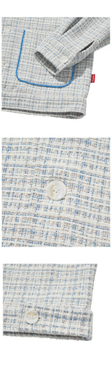 リバティーツイードジャケット/LIBERTY TWEED JACKET [BLUE]