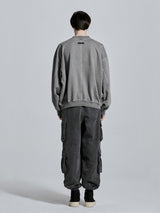 WASHED SWEATSHIRT - GREY (4622874869878)
