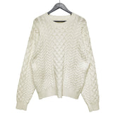 (UNISEX) リターンケーブルクラシックニット