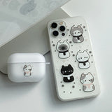 Winter Sketch Somecat Phone Case_matt