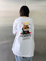 サングラスキャット半袖Tシャツ / VENTIQUE Sunglasses cat T-shirt 3color