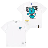 23 フィールグッドベアスタンダードフィットTシャツ / 23 FEEL GOOD BEAR STANDARD FIT T-SHIRTS WHITE / BLACK