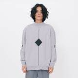 Square point Sweatshirts [Gray] (6591811551350)