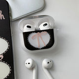 Black - Closet Ribbon AirPods Case_matt
