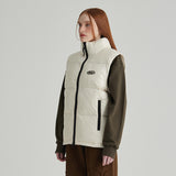IVORY ATHR PADED VEST