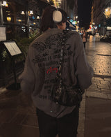 バックプリントエンジェルニット/Back print angel knit