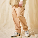 ワイドテーパードリンクルフリーチノパンツベージュ/[VARZAR] Wide Tapered Wrinkle Free Chino Pants Beige (6683670642806)