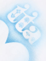 ハートステンシルクロップTシャツ / HEART STENCIL CROP TSHIRTS-CLOUD SKY