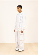MNボウンオーバーサイズスェットシャツ/MN BONE OVERSIZED SWEAT SHIRTS