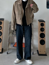 ジャーディンオーバーフィットショートジャケット/JARDIN OVERFIT SHORT JACKET