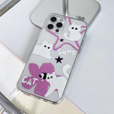 サムキャットホワイトフォーンケース / Somcat White Phone Case