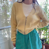 V-neck zip-up - cd