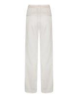 [REORDER] Pleated Logo-Tape Trousers _ White