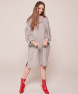 シャーリングスウェットドレス / SHIRRING SWEAT DRESS (2487641636982)