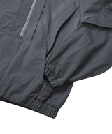  PIPPING MIX ANORAK HOODIE_GRAY