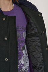 COIN VARSITY JACKET / GREEN (6601035939958)