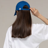 バックスモールフラワー刺繡ボールキャップ/Back Small Flower Embroidery Ball Cap
