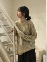 Pollito winding round knit