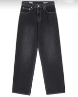 バルカンワイドデニムパンツ/BALCAN WIDE BLACK DENIM PANTS(ONE COLOR)