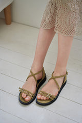 ウィニーダブルバックルサンダル / WINNIE DOUBLE BUCKLE SANDALS_3COLORS