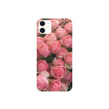 ピンクローズアイフォンケース(ジェリーハード)/[jellhard case] pink rose