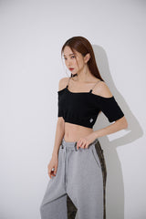 チェーンオフショートスリーブTシャツ/TOP(9366) Chain OFF Short Sleeve T