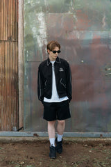 PIPING BLOUSON SET - PANTS (BLACK)