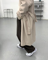 ウールベルトマックコート/SI wool belted mac coat (3 colors)