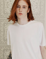 YELLOW TAP REGULAR FIT T-SHIRT WHITE (6691420078198)