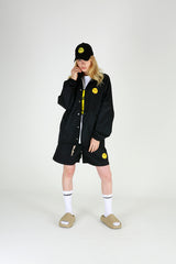 SMILE COACH JACKET (BLACK) (6699088543862)