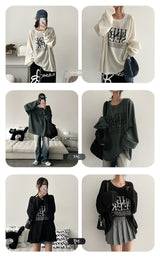 イードルーズ長袖ニットTシャツ