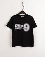 ドップラーナンバーナインレタリングセミクロップ半袖Tシャツ/Doppler Number Nine Lettering Semi-cropped Short Sleeve T-shirt