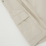 サイドポケットポイントバミューダパンツ / side pocket point bermuda shorts - IVORY