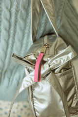 DOUBLE RIBBON TOTE BAG