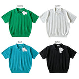 ASCLO Rough Vertical Collar Knit (4color)