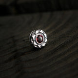 サンライトS1ジェムストーンシルバースタッズイヤリング / Sunlight-S1 Gemstone silver stud earring (4593355817078)